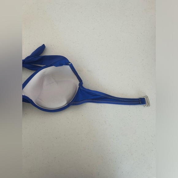 Apt.9 blue bikini Top shell push up Size Medium - Picture 10 of 16